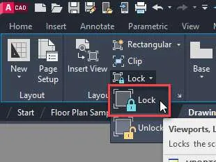 Lock-viewport