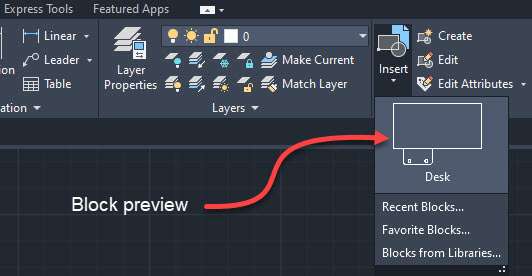 block preview