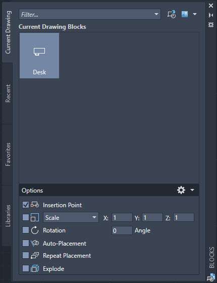 blocks palette