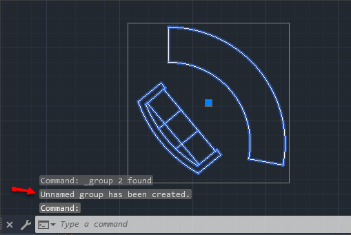 AutoCAD groups