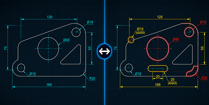 This is how you can compare AutoCAD drawing changes using drawing ...